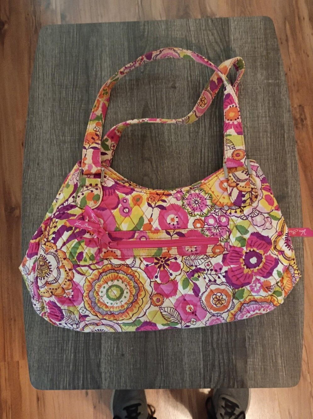 Vera Bradley Multicolor Floral Quilted Shoulder Bag